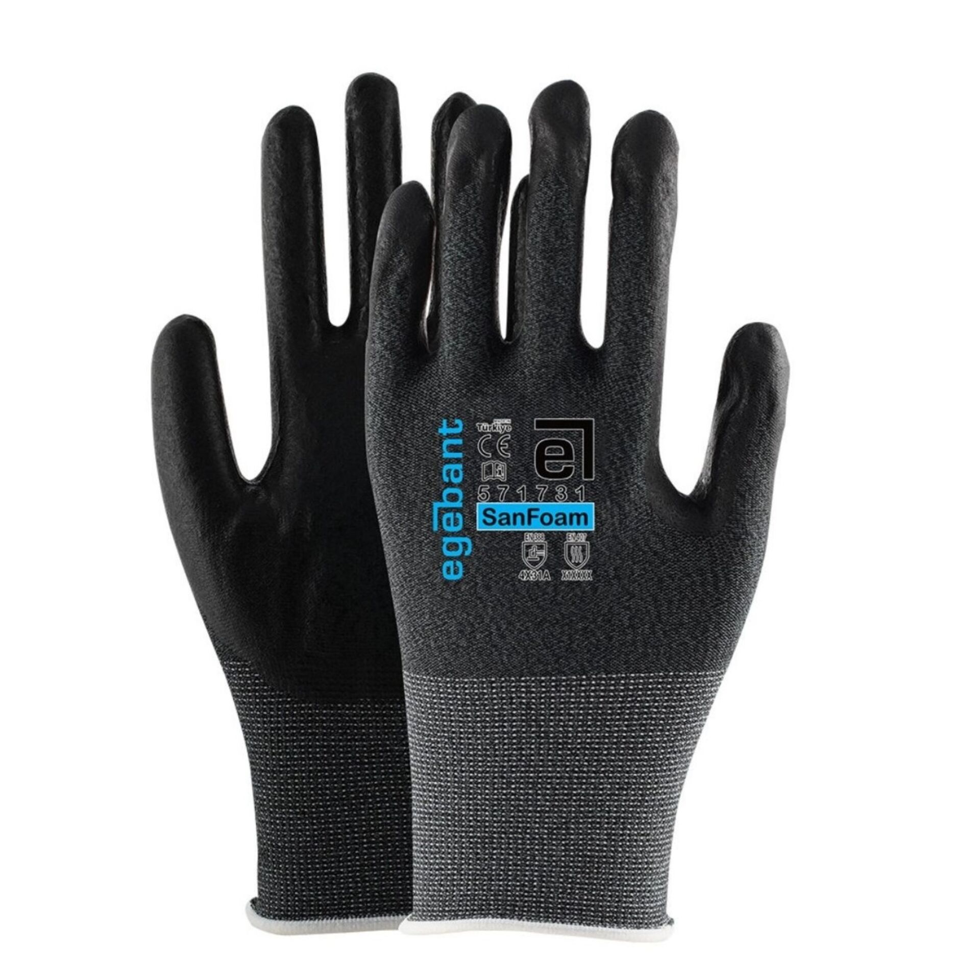 Egebant 571731 Nitril Köpük Eldiven No:7