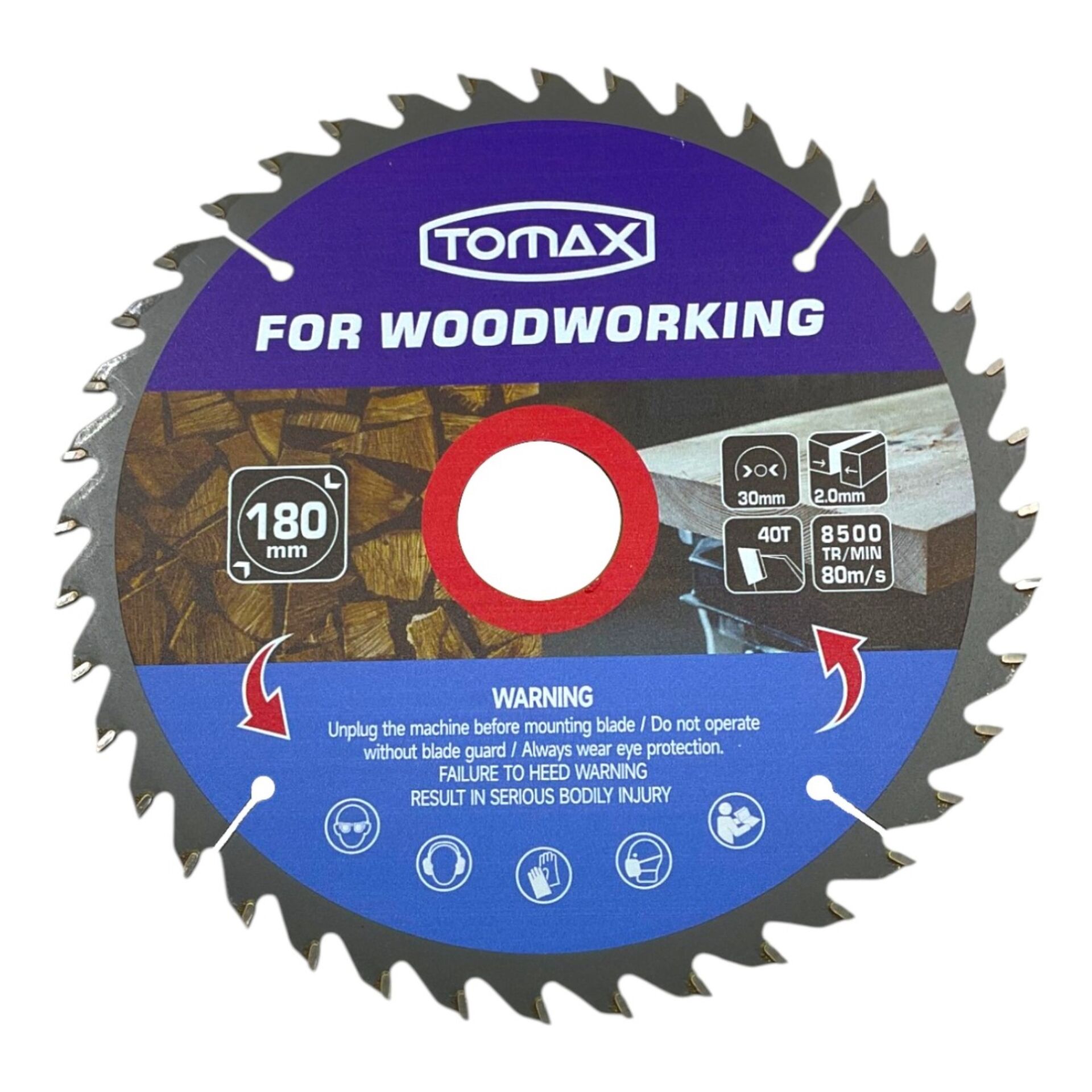 Tomax Sunta Kesme Testere 180x2.0x40t