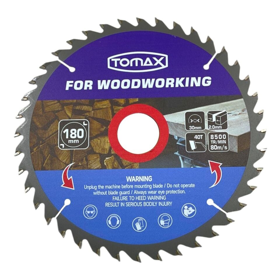 Tomax Sunta Kesme Testere 180x2.0x40t