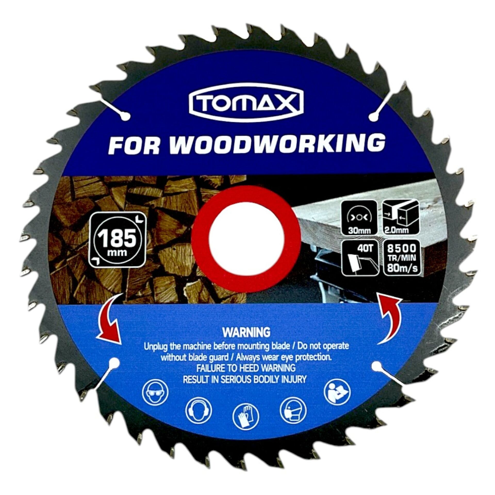 Tomax Sunta Kesme Testere 185x2.0x40t
