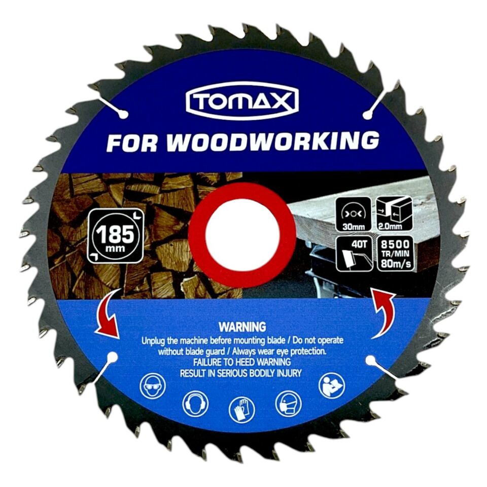 Tomax Sunta Kesme Testere 185x2.0x40t