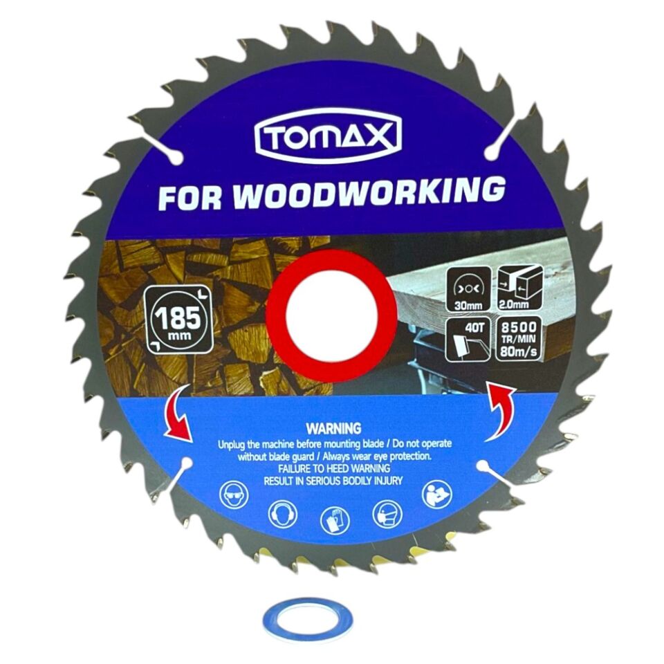 Tomax Sunta Kesme Testere 185x2.0x40t