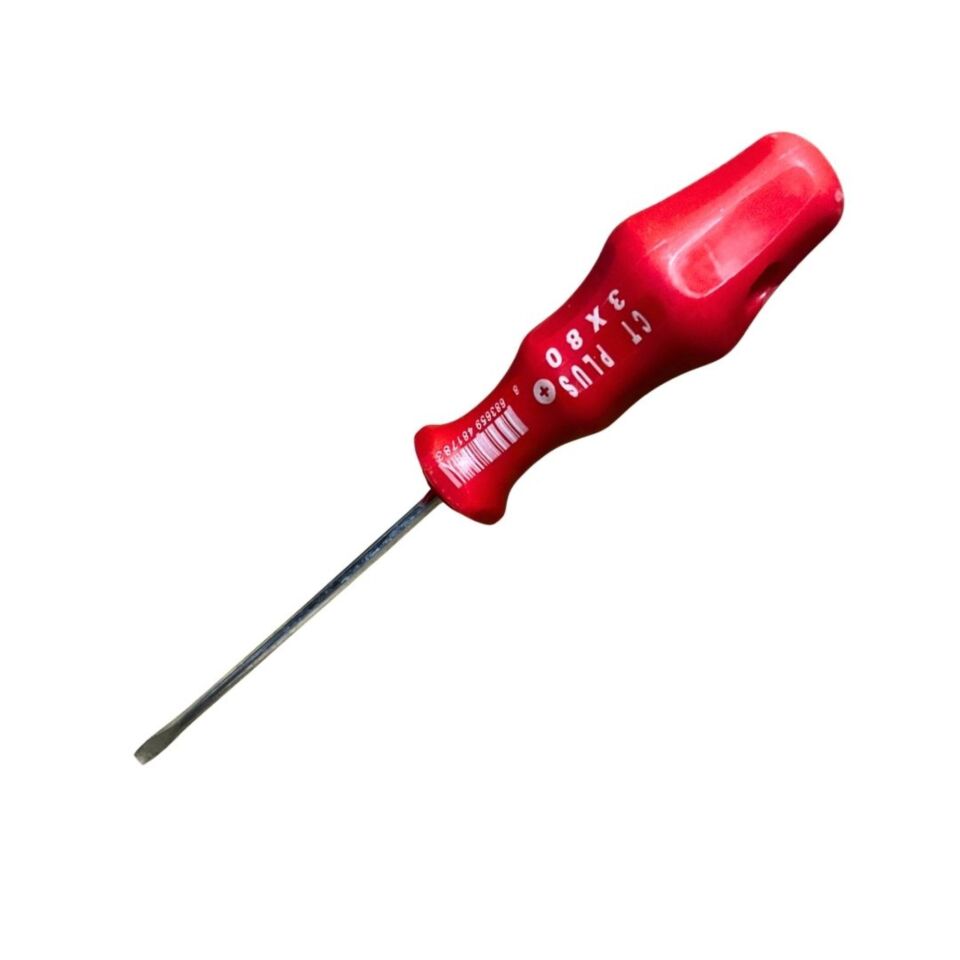 Ct Tornavida Düz 3x80