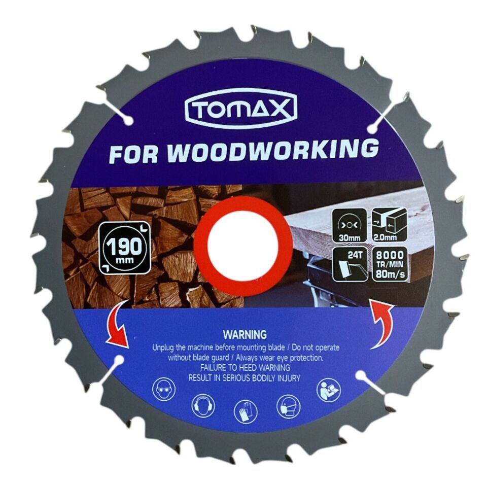 Tomax Sunta Kesme Testere 190x2.0x24t