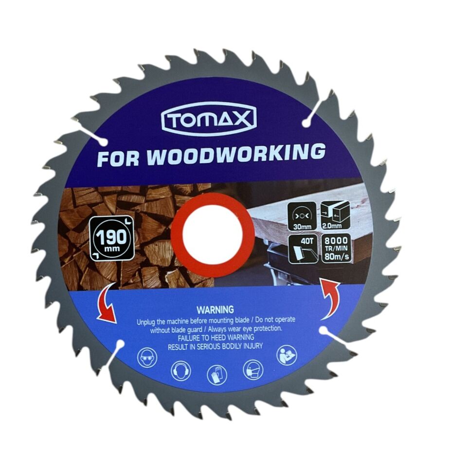 Tomax Sunta Kesme Testere 190x2.0x40t