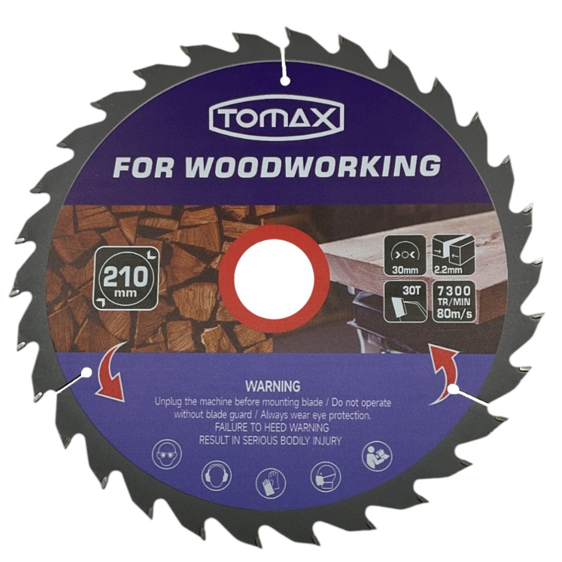 Tomax Sunta Kesme Testere 210x2.2x30t