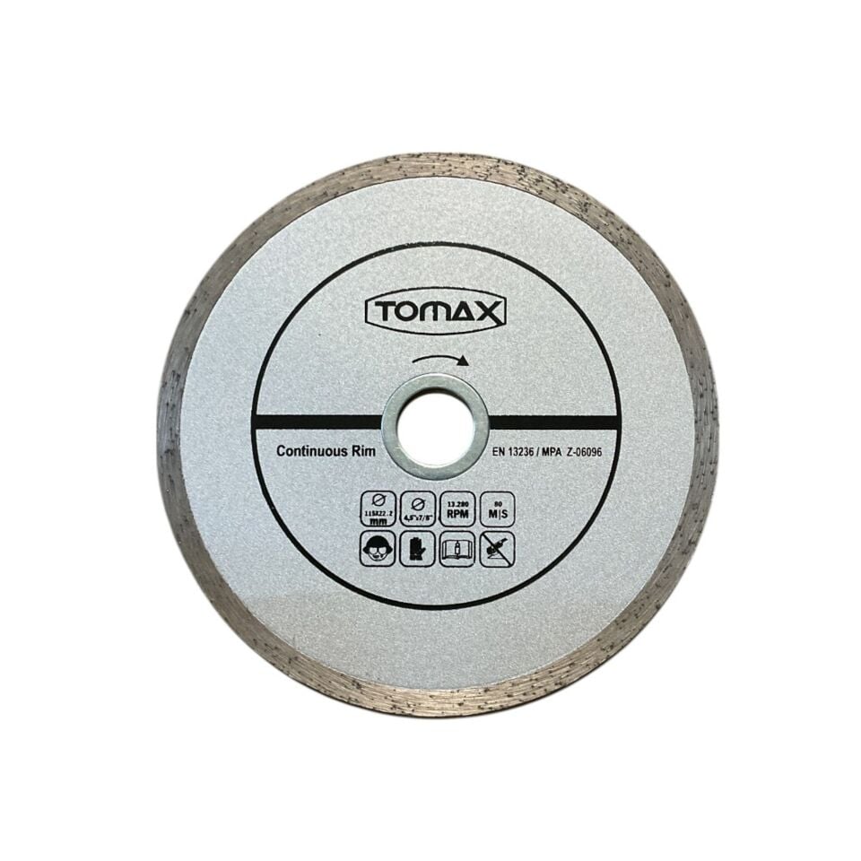 Tomax Sürekli Elmas Kesici 115x2.0x22
