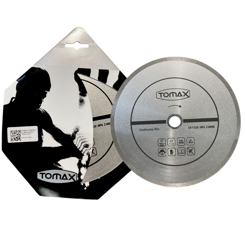 Tomax Sürekli Elmas Kesici 180x2.2x22
