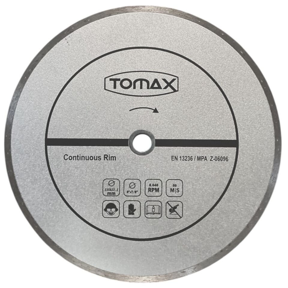 Tomax Sürekli Elmas Kesici 230x2.4x22