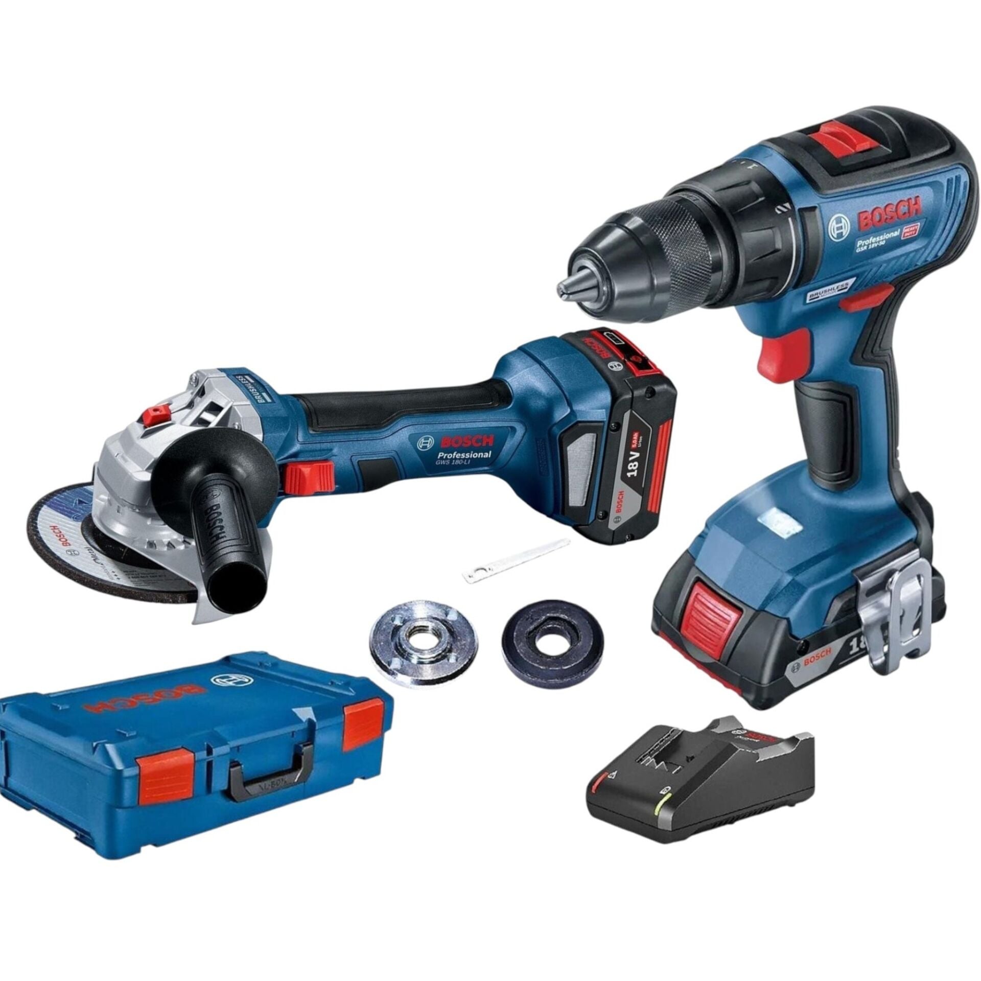 Bosch 2 Parça Gws180-lı/gsr18v-50 0615990m47