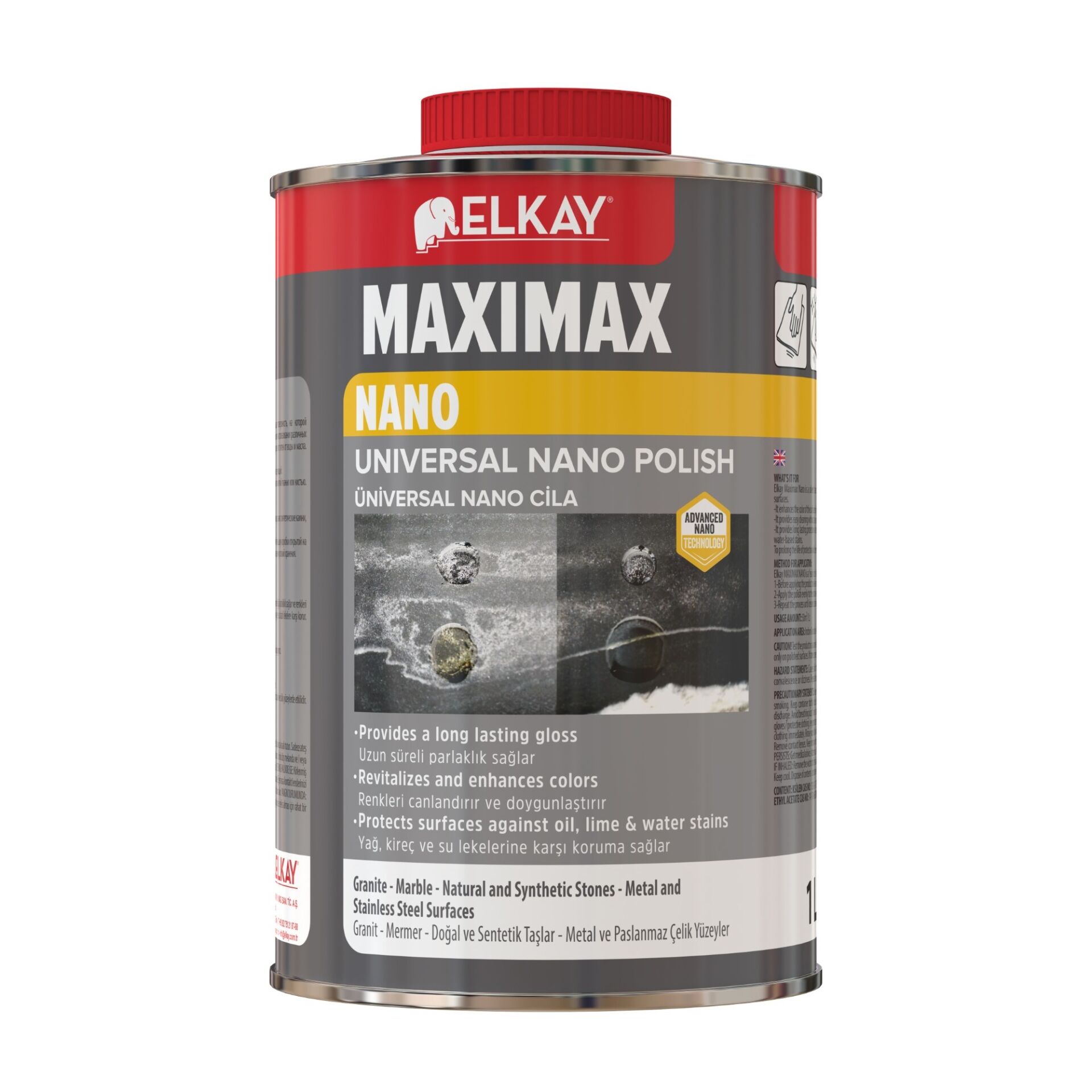 Elkay Nano Maxımax Mermer Cilası Vh44 1 Lt.