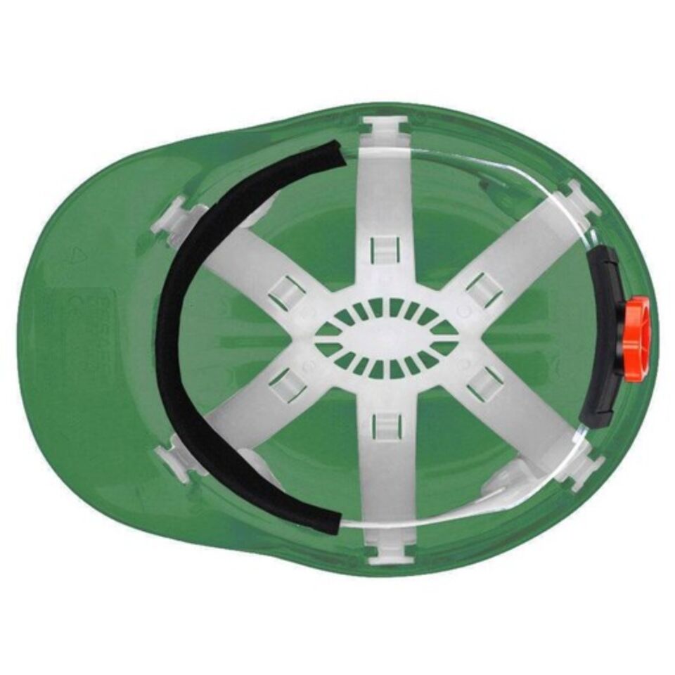 Mekanizmalı Baret Yeşil