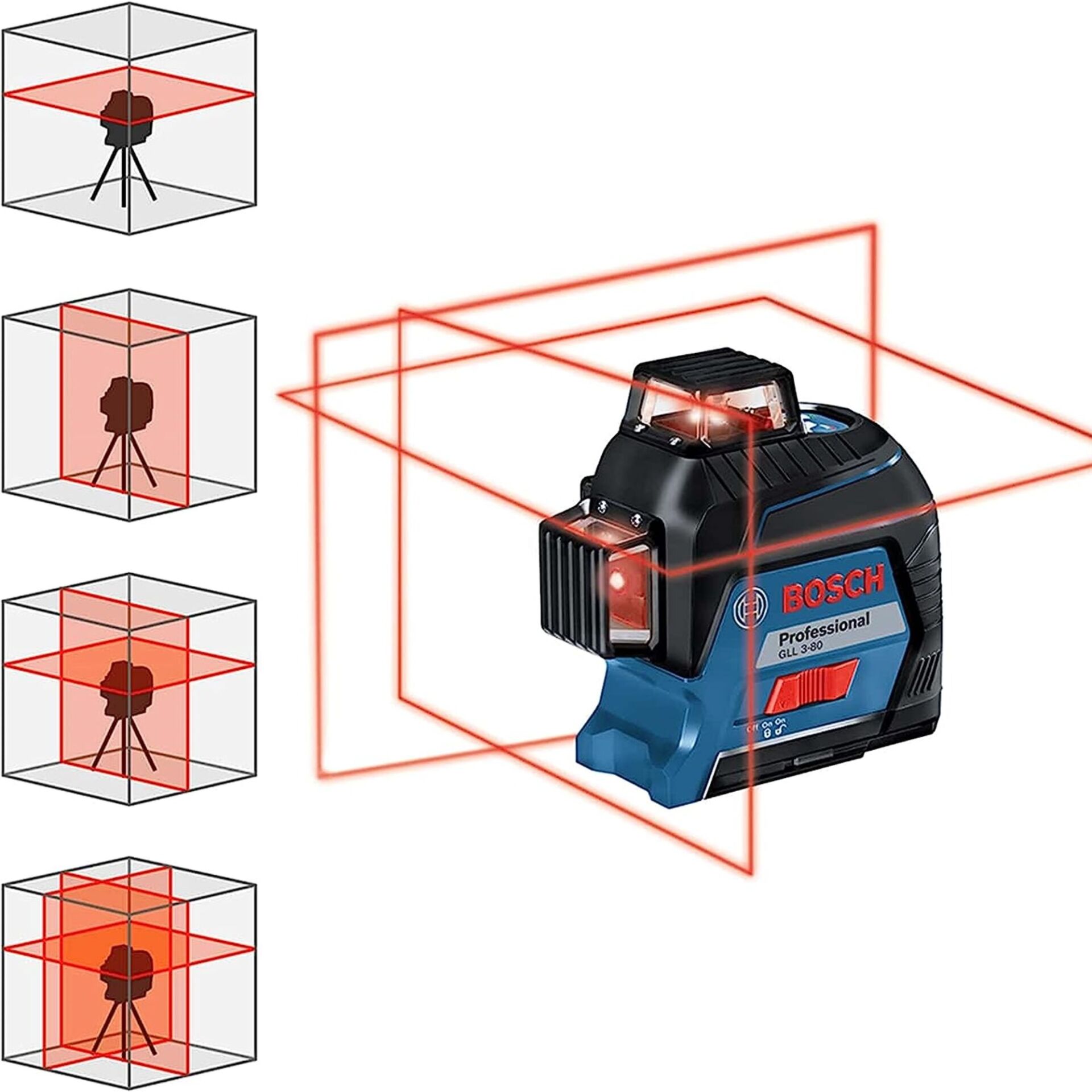 Bosch 360° Tripodlu Lazer Gll 3-80 C 0601063r01