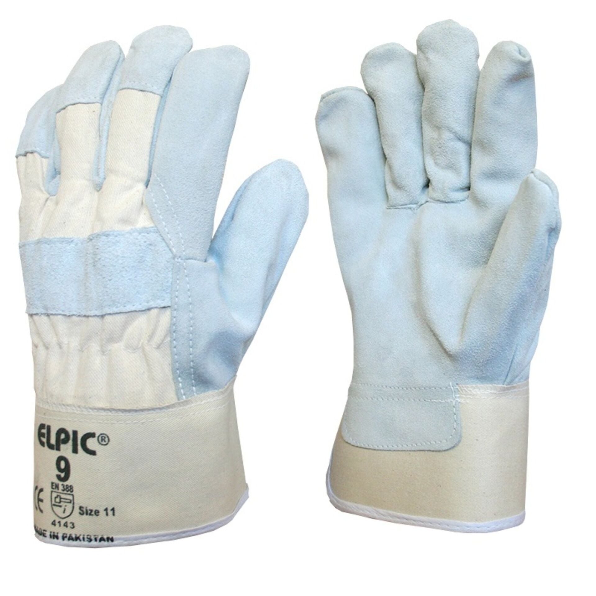 Elpıc 9 1.kalite Yarma Deri Eldiven No:10