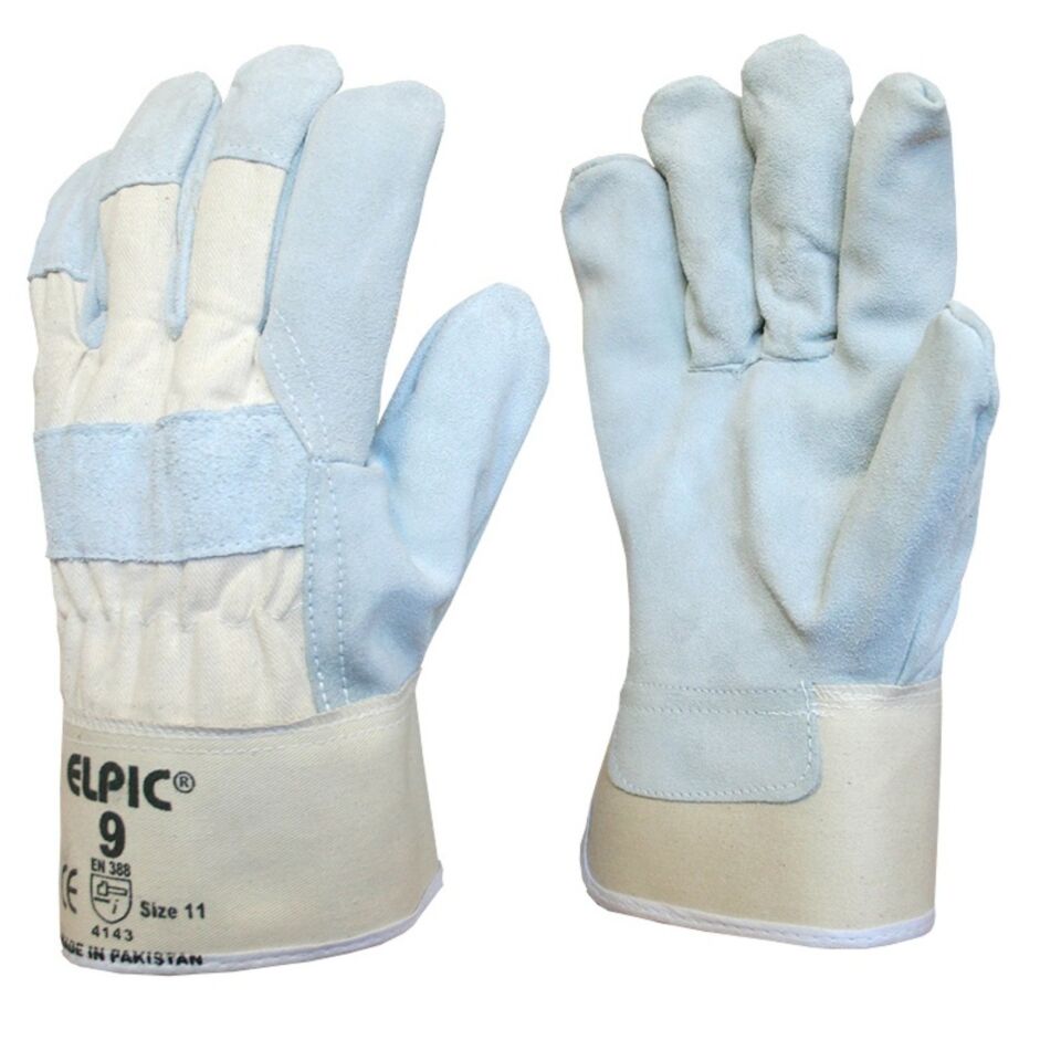 Elpıc 9 1.kalite Yarma Deri Eldiven No:10
