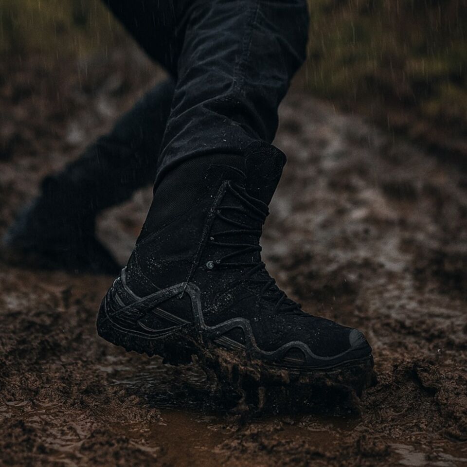 Pars 103 Power Outdoor Bot Uzun Siyah No:40