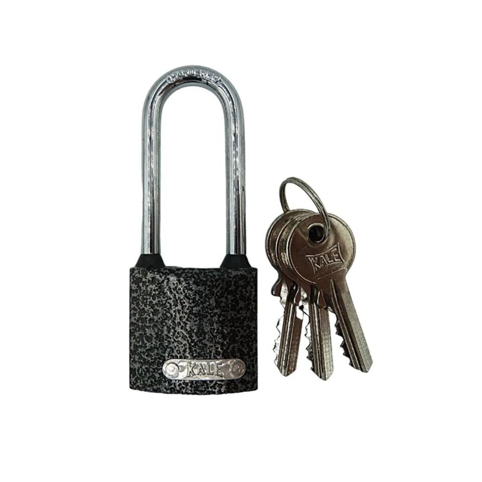 Kale Asma Kilit Uzun Kanca Gri 30 Mm Kd001/70-530