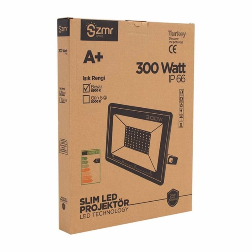 Zmr Siyah Kasa Led Projektör (zmr306/s65) 300w