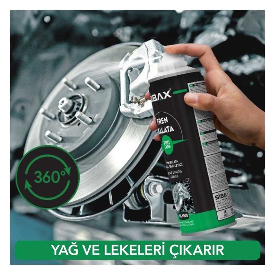 Sibax SB1000 Fren Balata Genel Temizleyici Sprey 500 ml