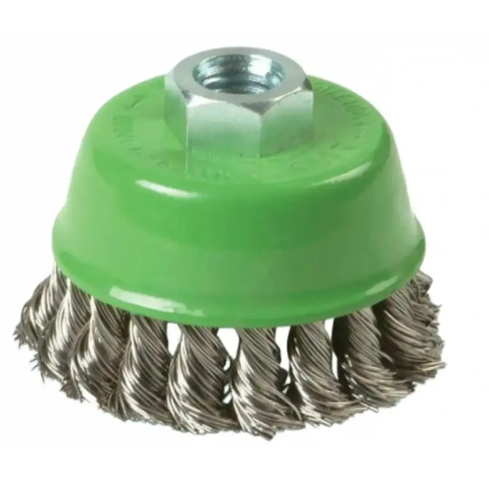 Ctm Paslanmaz Burgulu Çanak Fırça (PBC-55) 55 MM (20 Adet)