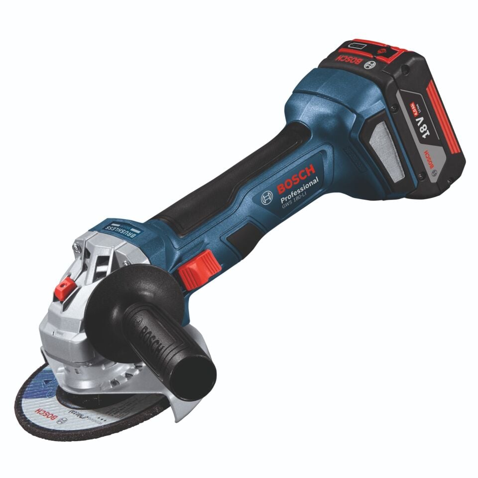 Bosch Akülü Taşlama 125 Mm 18v Gws180lı 06019h9021