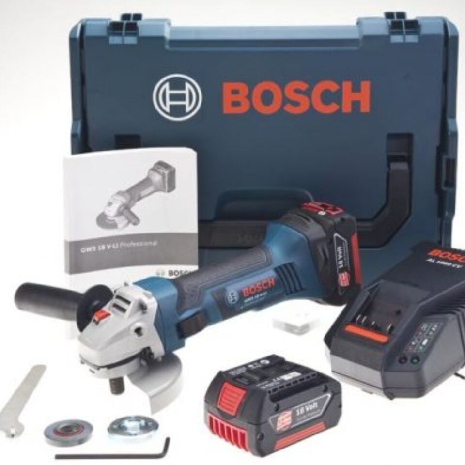 Bosch Akülü Taşlama 125 Mm 18v Gws180lı 06019h9021