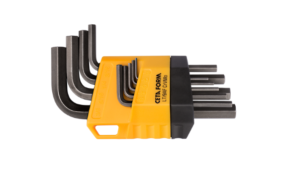 Ceta Form 9 Parça L Allen Anahtar Takımı (Kısa Tip) (SAE) - LT/9AF