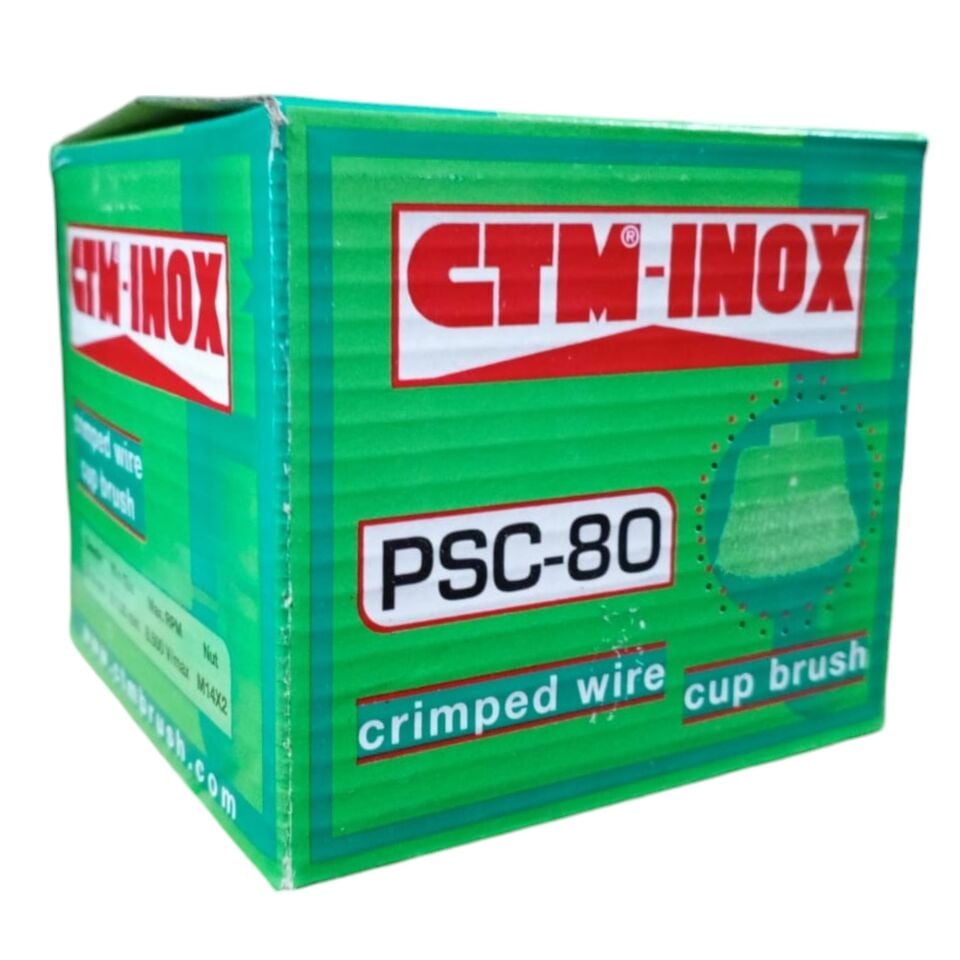 Ctm Paslanmaz Saçaklı Çanak Fırça (psc-80) 80 Mm