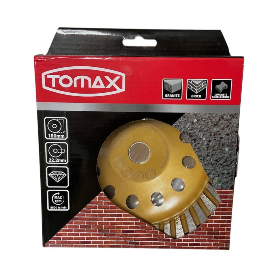 Tomax Turbo Elmas Beton Yüzey Tem.diski 180 Mm