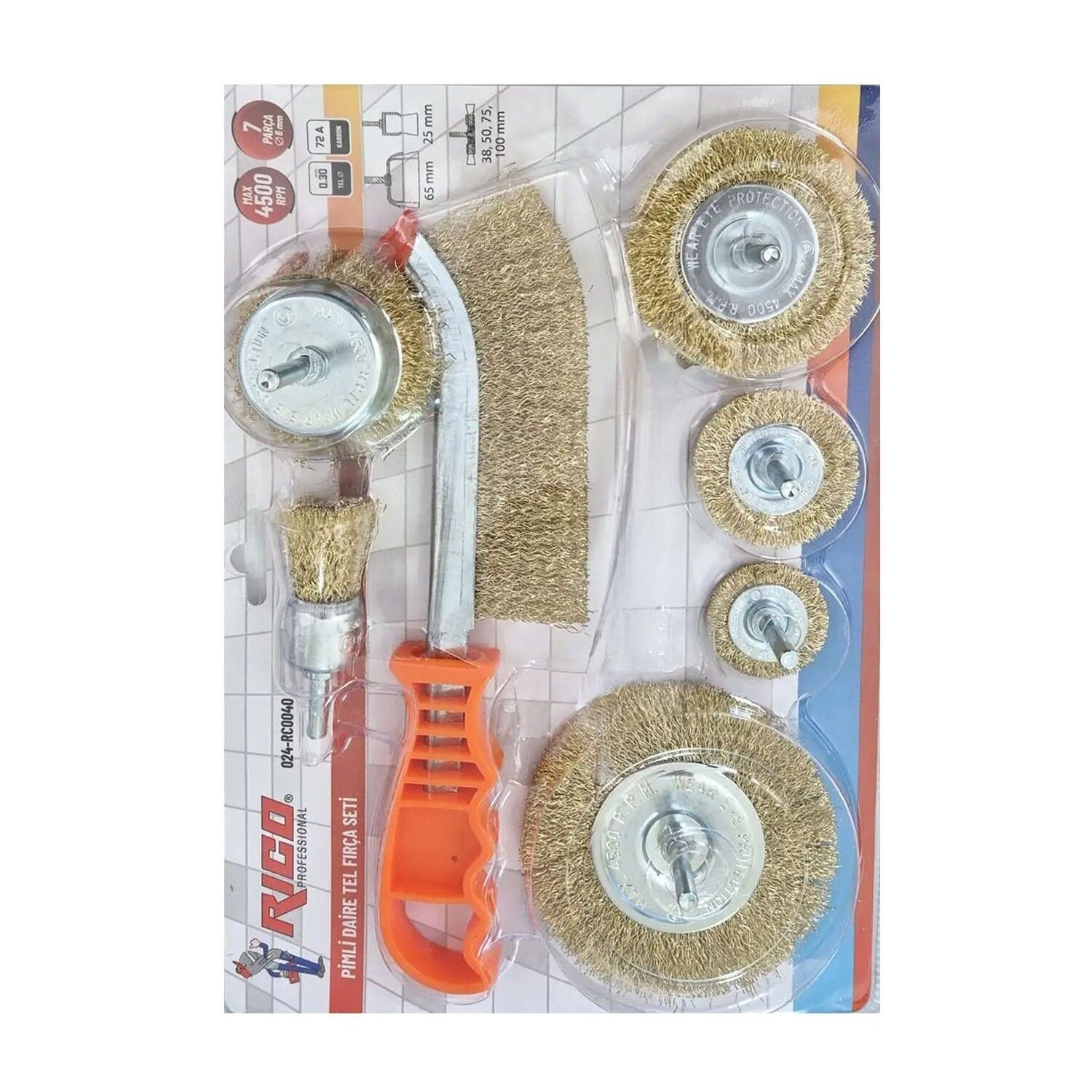 Rico 7 Parça Prof.set - 024-BB1020