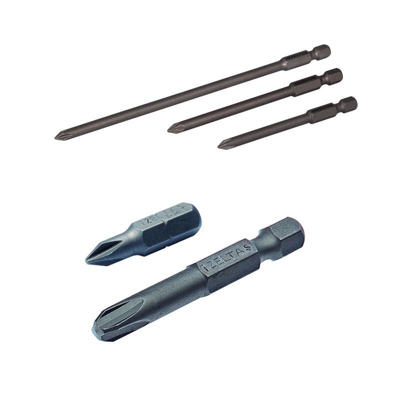 İzeltaş Ph 1 Uzun Yıldız Bits Üç 100 mm - 4870211001