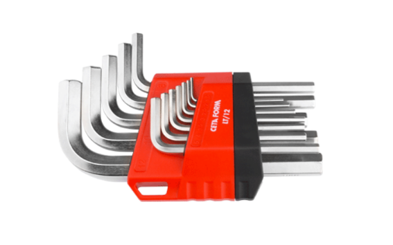 Ceta Form 12 Parça L Allen Anahtar Takımı (Kısa Tip) - LT/12