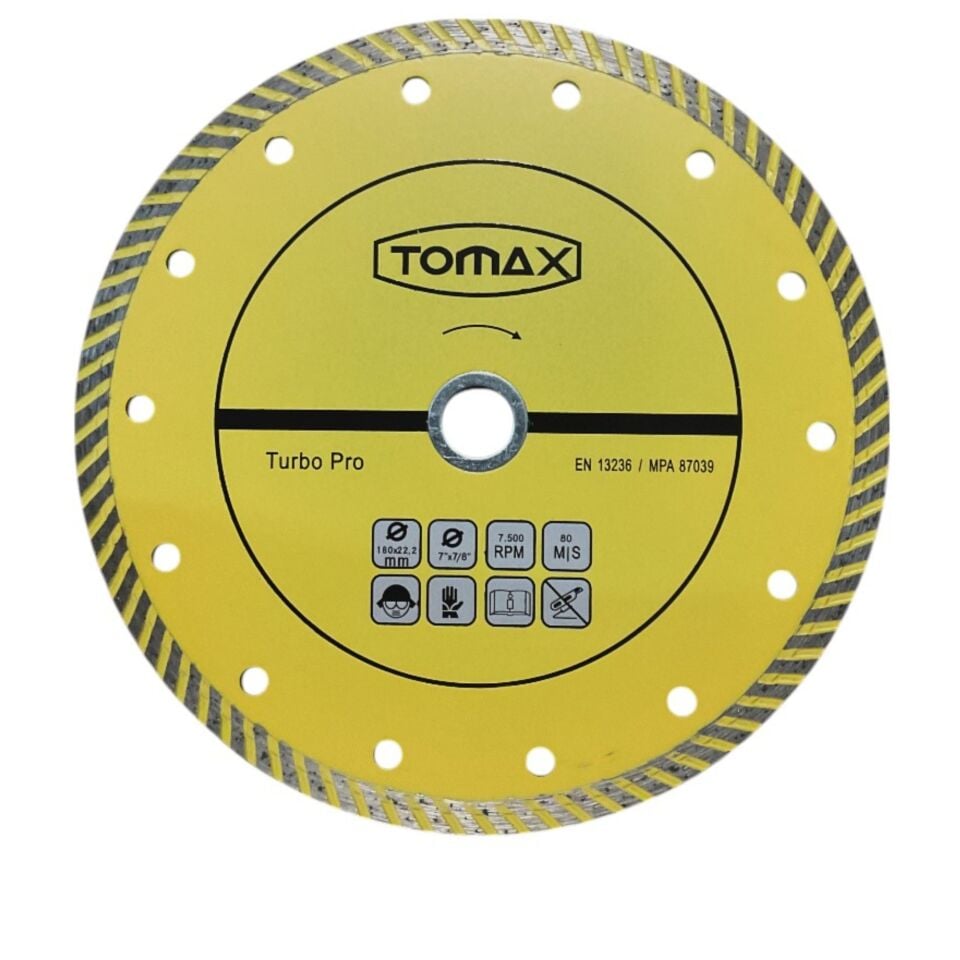 Tomax Turbo Elmas Kesici 180x2.2x22