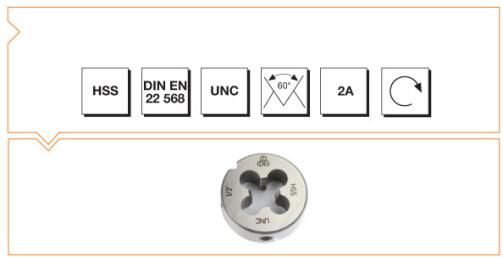 MTE Makina Takım HSS USA Normal Vidalı Pafta Lokması - UNC 1/2 B00110061270