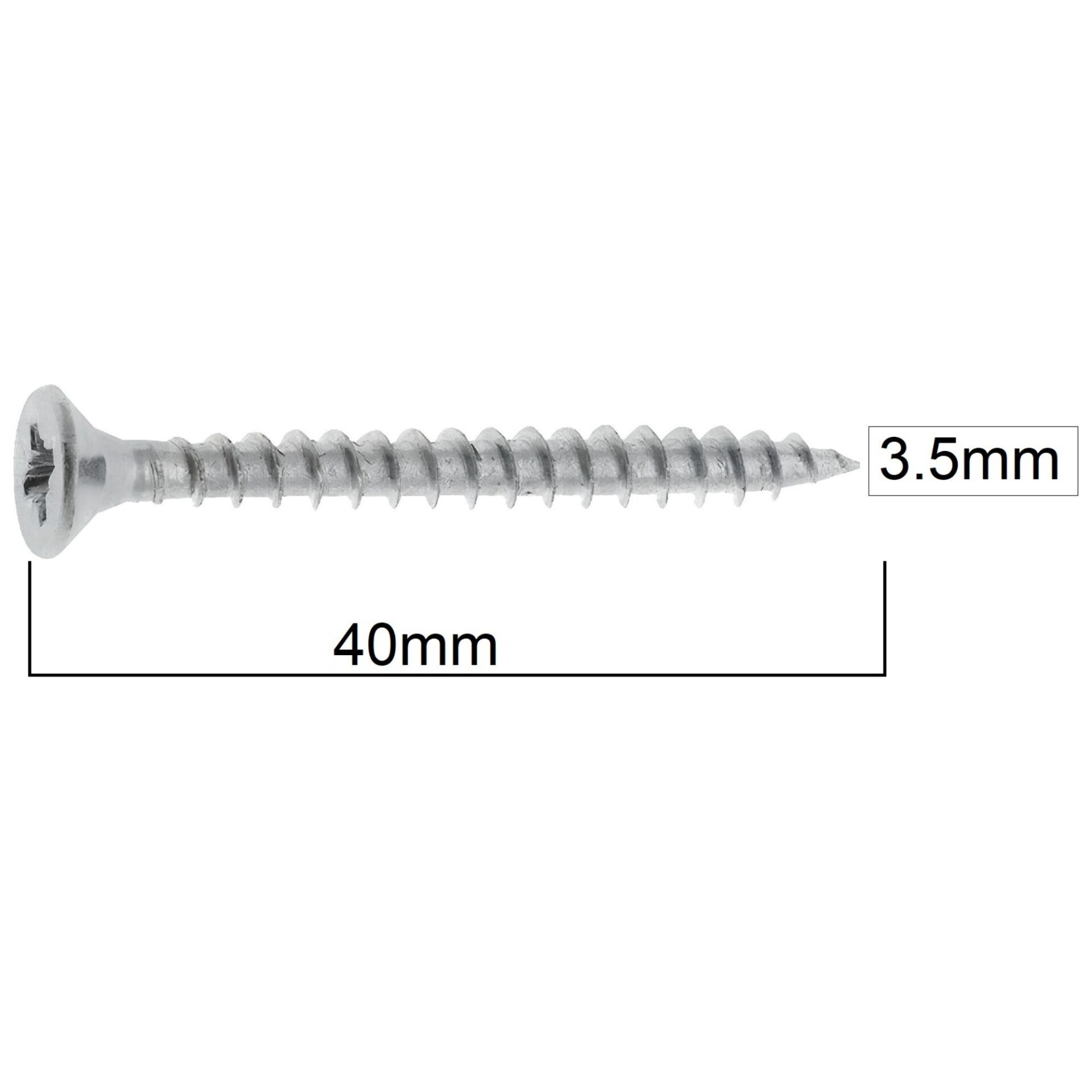 Meridyen Sunta Vidası 3.5x45 (500 Ad.)