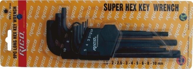 Rico Düz Uzun Anaht.set 10 Parça Klips - 020-KK5010