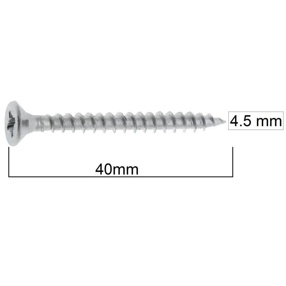 Meridyen Sunta Vidası 4.5x40 (200 Ad.)