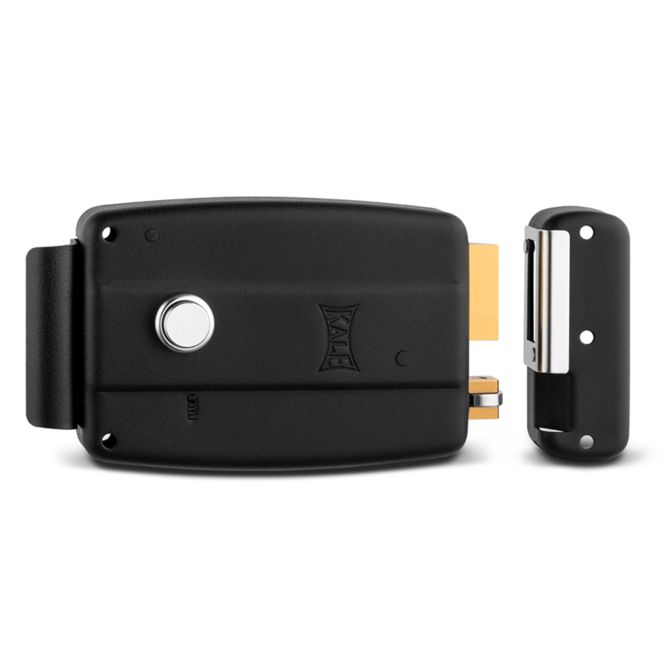 Kale Elektrikli Trajlı Kilit Siyah Nikel 157el