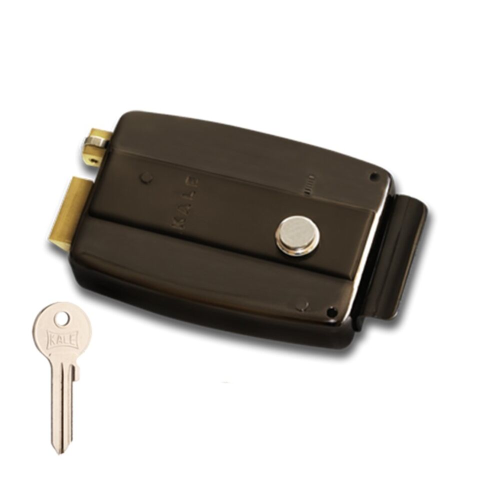 Kale Elektrikli Trajlı Kilit Siyah Nikel 157el