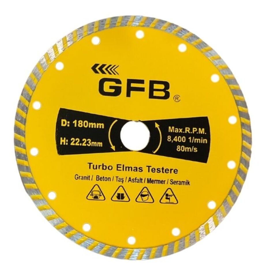Gfb Turbo Elmas Kesici 180 Mm 2386