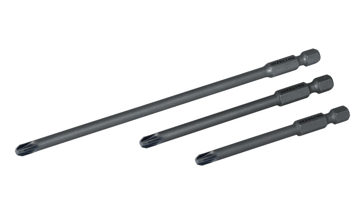 İzeltaş Pz 2 Uzun Pozidriv Bits Üç 150mm - 4880211502