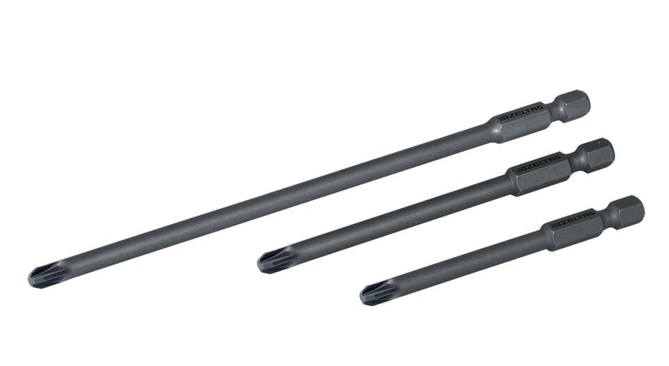 İzeltaş Pz 2 Uzun Pozidriv Bits Üç 150mm - 4880211502