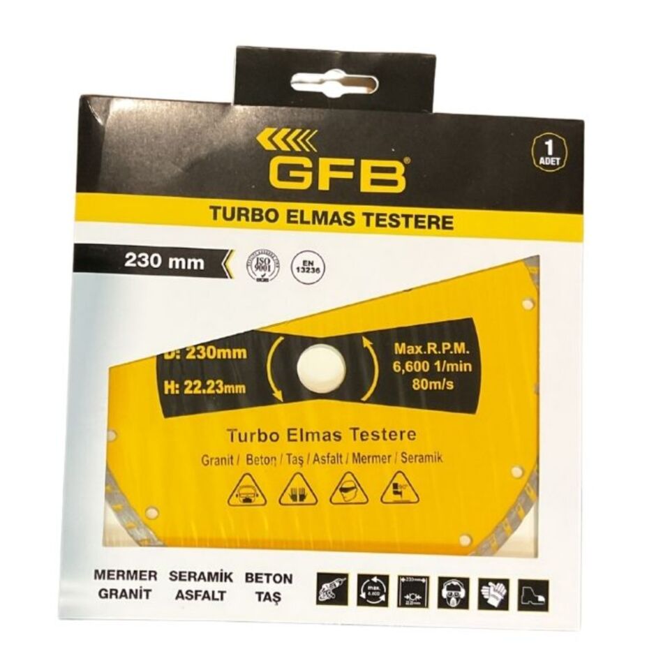 Gfb Turbo Elmas Kesici 230 Mm 2387