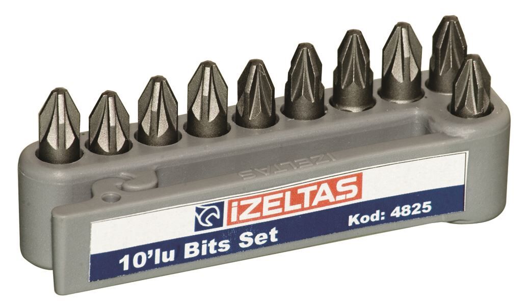 İzeltaş Pz 1 Pozidriv Bits Set (25 mm) - 4825000001