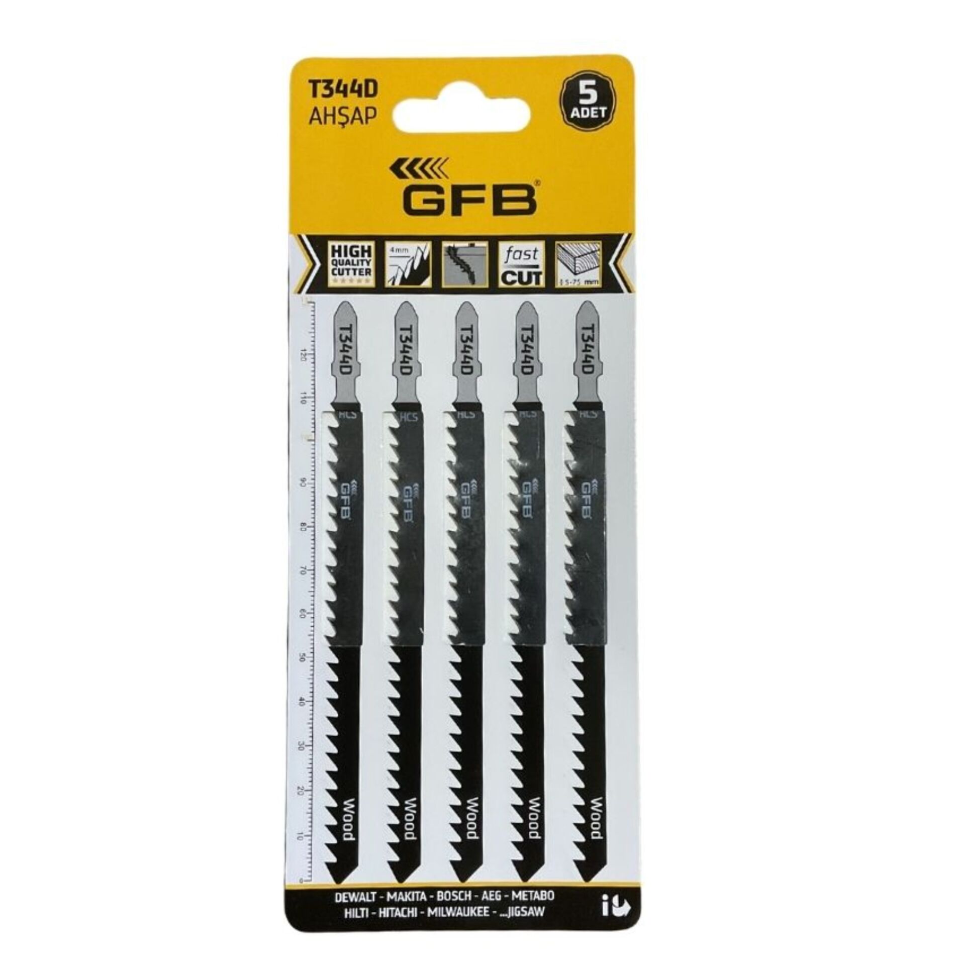 Gfb Uzun Ahşap Dekupaj Ağzı (t344d)