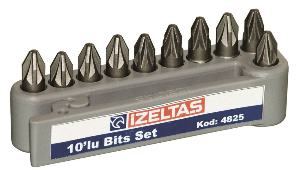 İzeltaş Pz 2 Pozidriv Bits Set (25 mm) - 4825000002