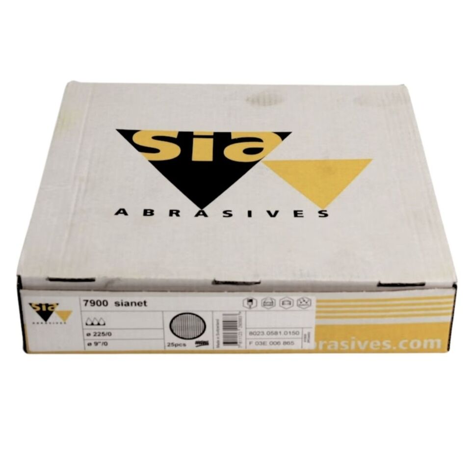 Sianet 7900 Alçıpan Ağ Zımpara 225 Mm 240 Kum