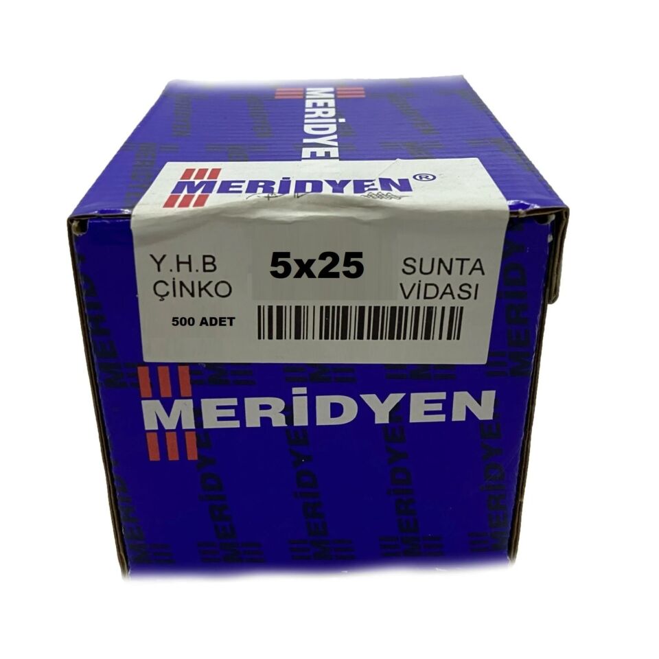 Meridyen Sunta Vidası 5x25 (500 Ad.)