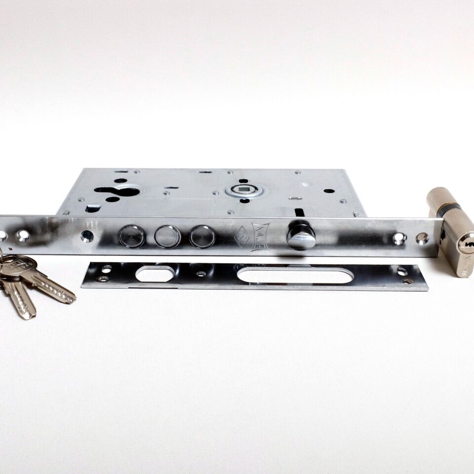 Kale Monoblok Çelik Kapı Kilidi 252r/sn Nikel