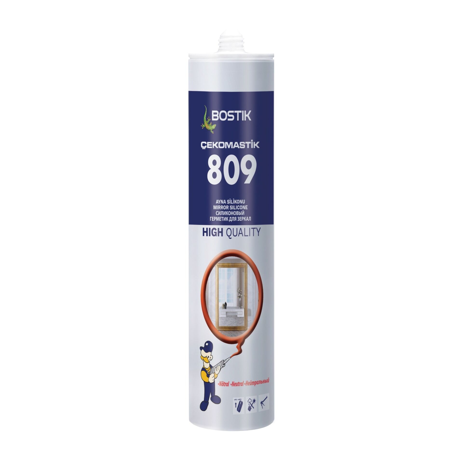 Çeko Ayna Silikon 310 Ml Şeffaf (809)